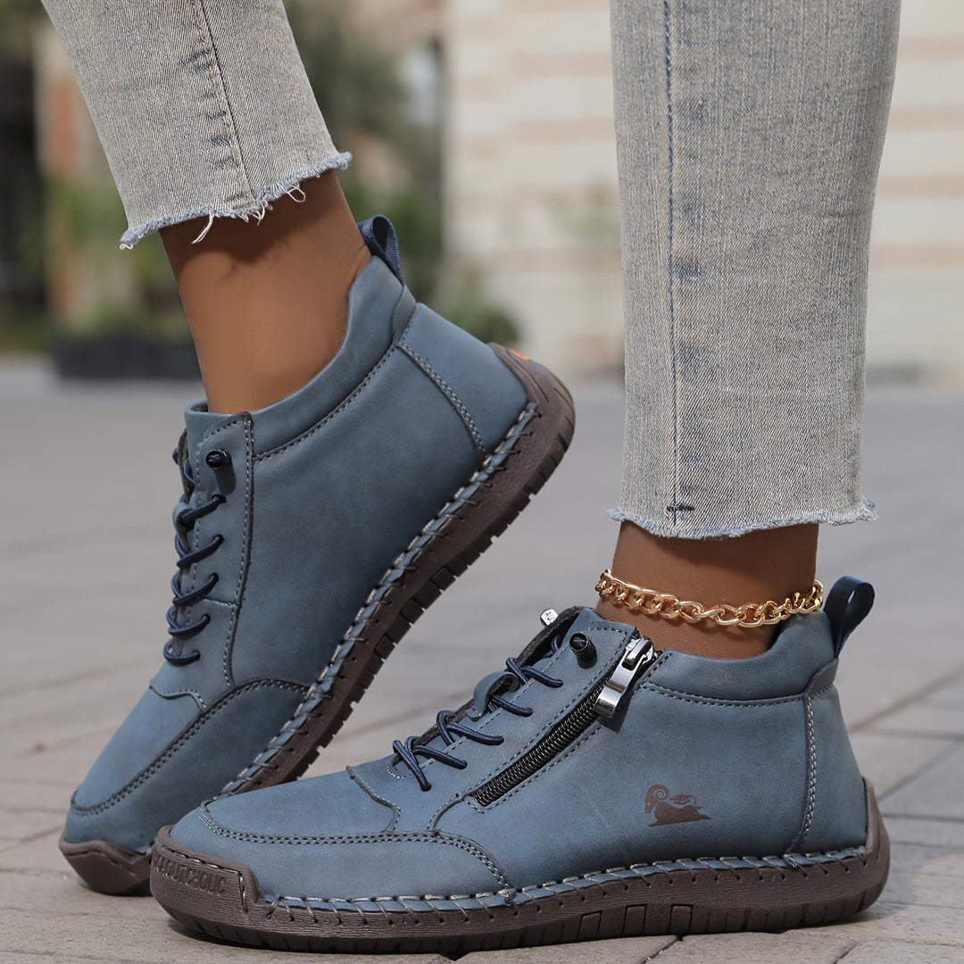 Womens Zip Front Relaxed Fit Trainers