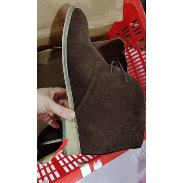 Mens Vintage Leather Chukka Ankle Boots