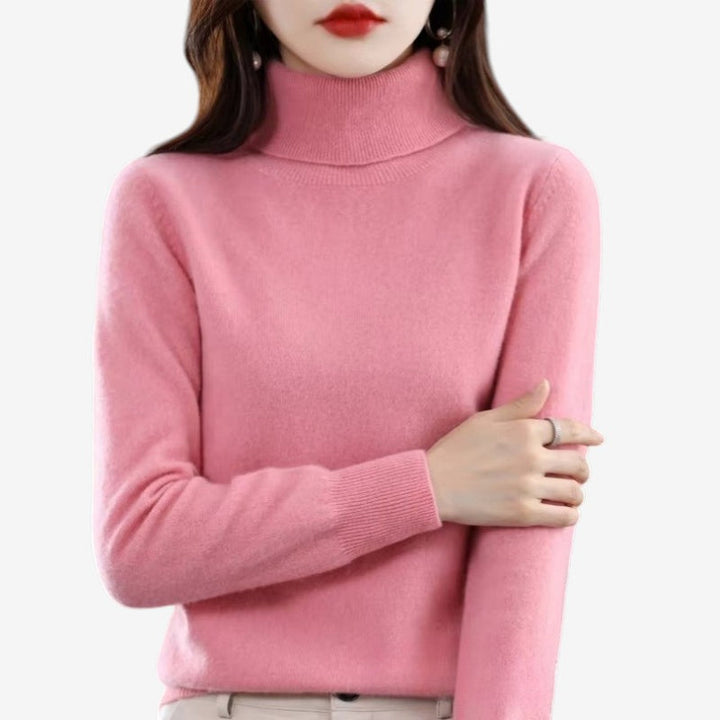 Womens Wool Turtleneck Sweater