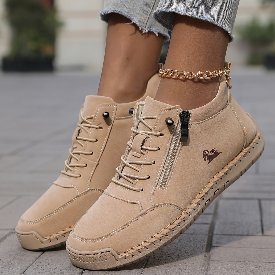 Womens Zip Front Relaxed Fit Trainers