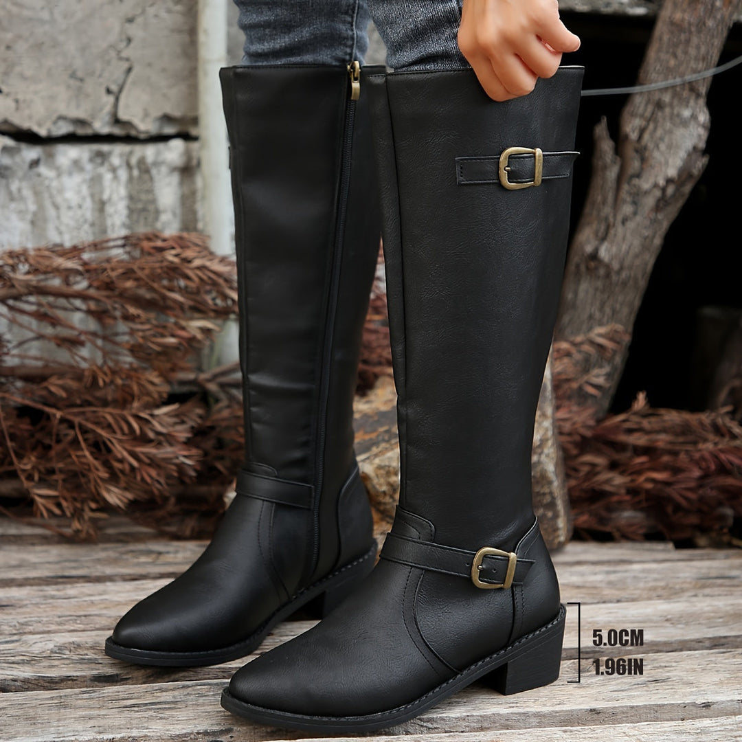 Zip Front Boots