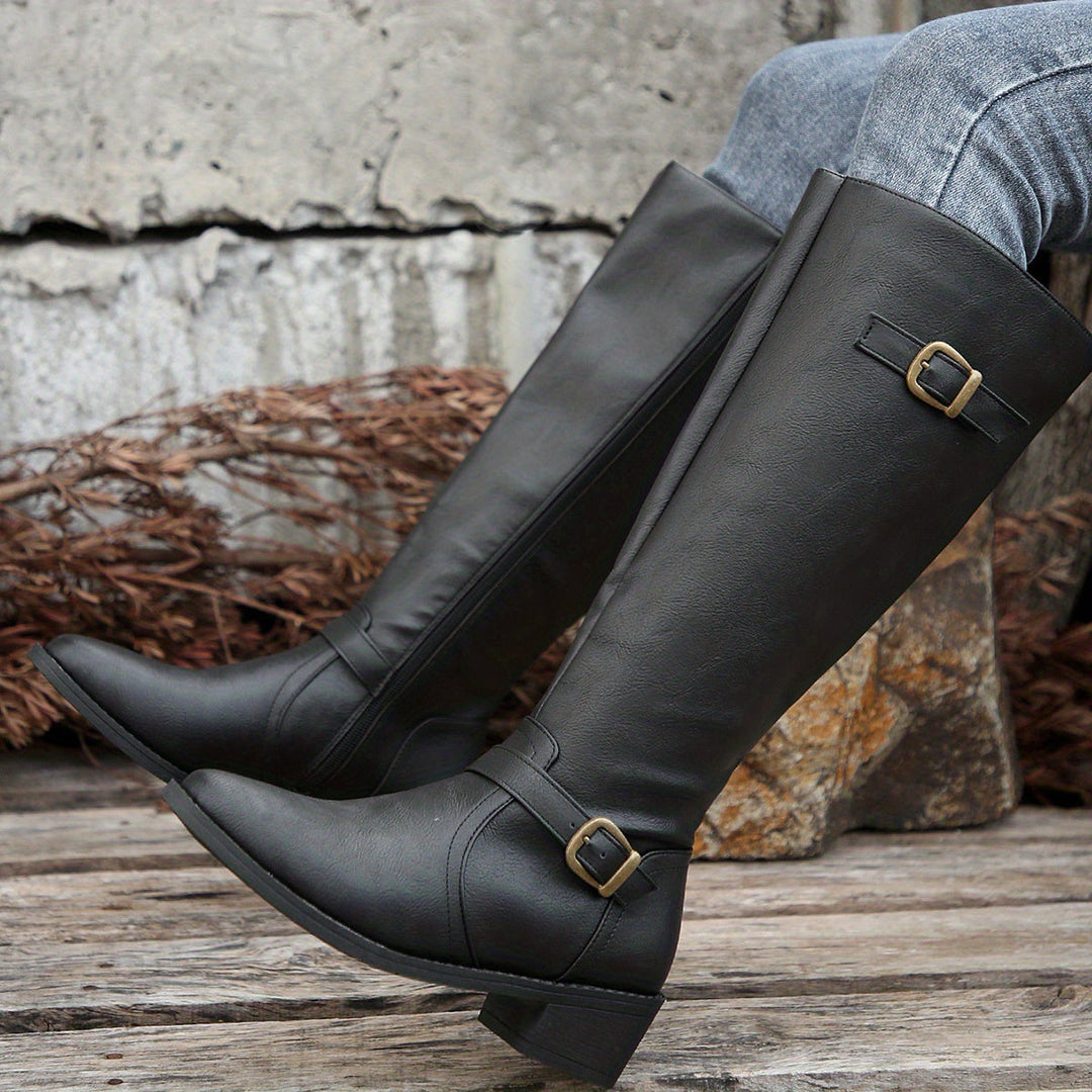 Zip Front Boots