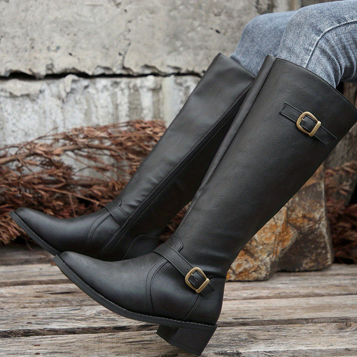 Zip Front Boots