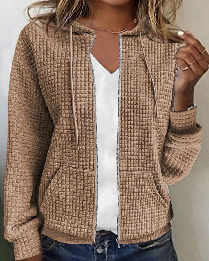 Womens Patch-Pocket Cardigan