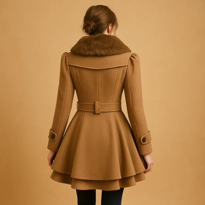 Womens Colourblock Coat