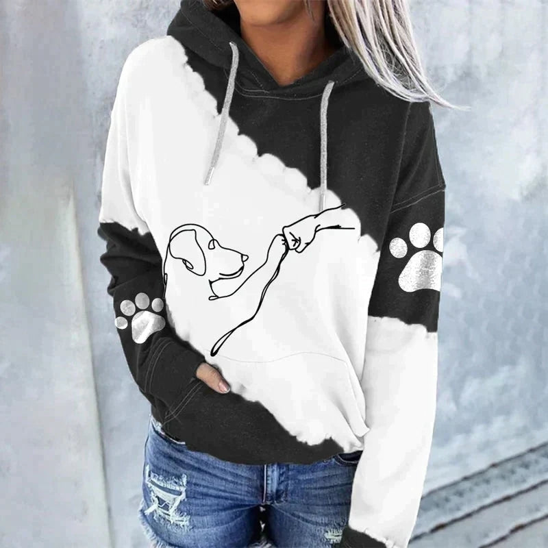 Womens Hooded Long-Sleeve Hoodie