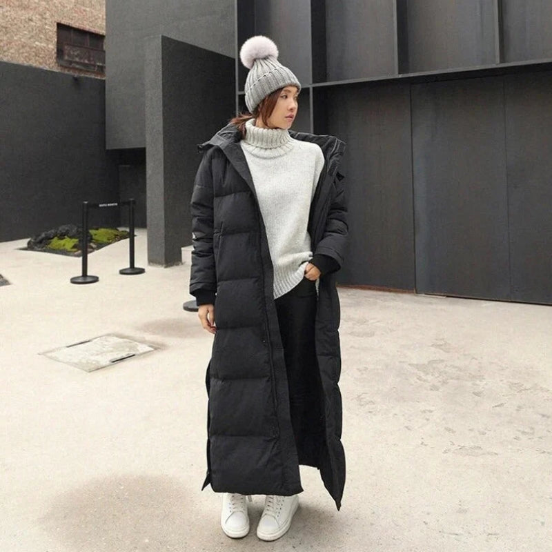 Hooded Long Sleeve Padded Jacket