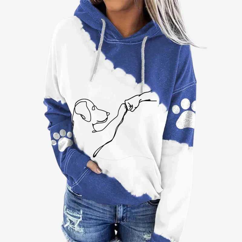 Womens Hooded Long-Sleeve Hoodie