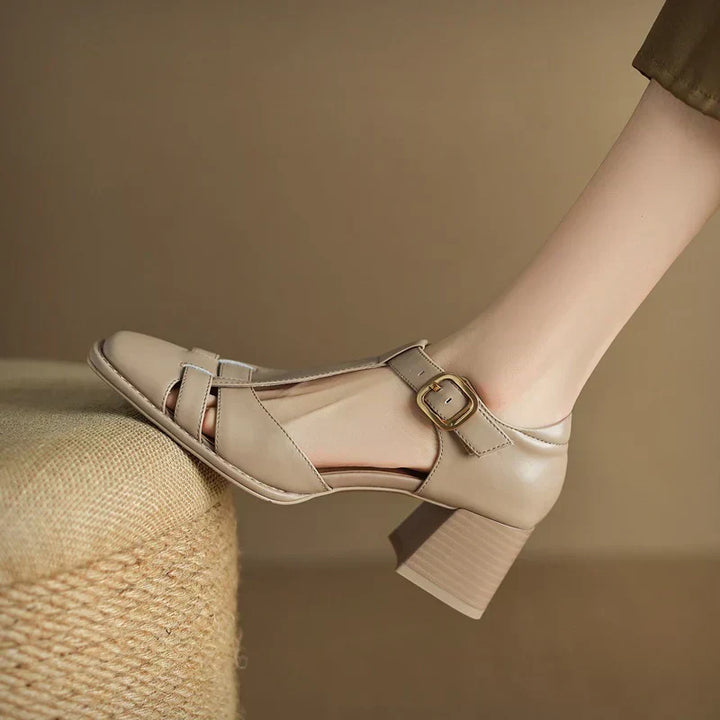 Michela Square-Toe Sandals