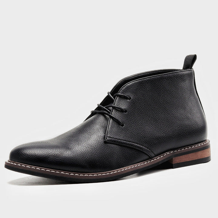 Mens Vintage Leather Chukka Ankle Boots