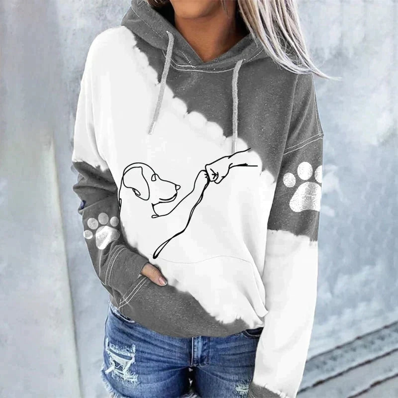 Womens Hooded Long-Sleeve Hoodie