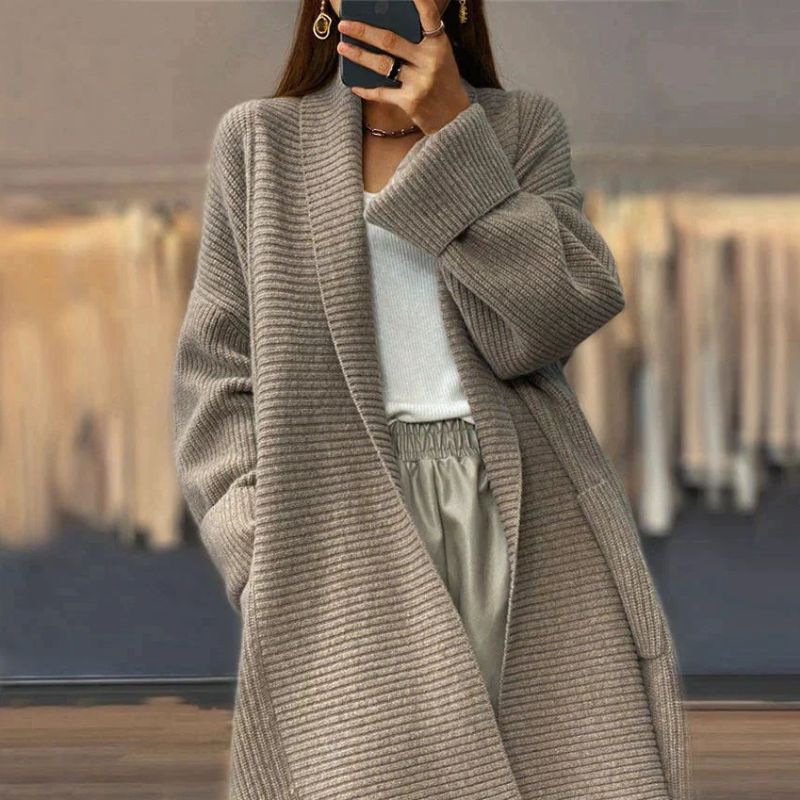 Oversized Long Sleeve Cardigan