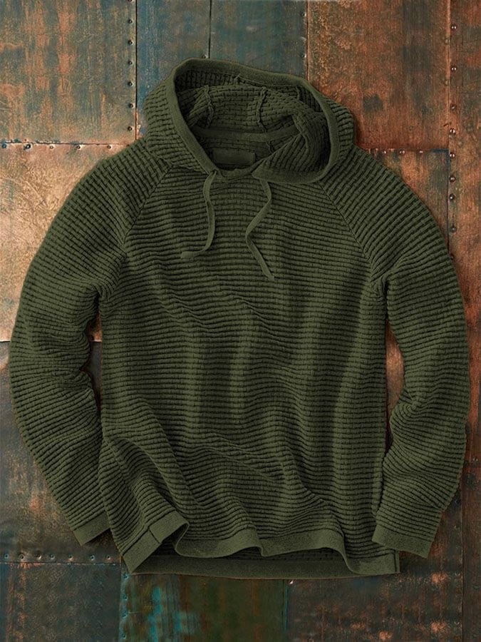 Leon | Elegant Men's Knit Hoodie