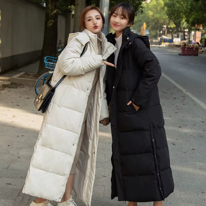 Hooded Long Sleeve Padded Jacket