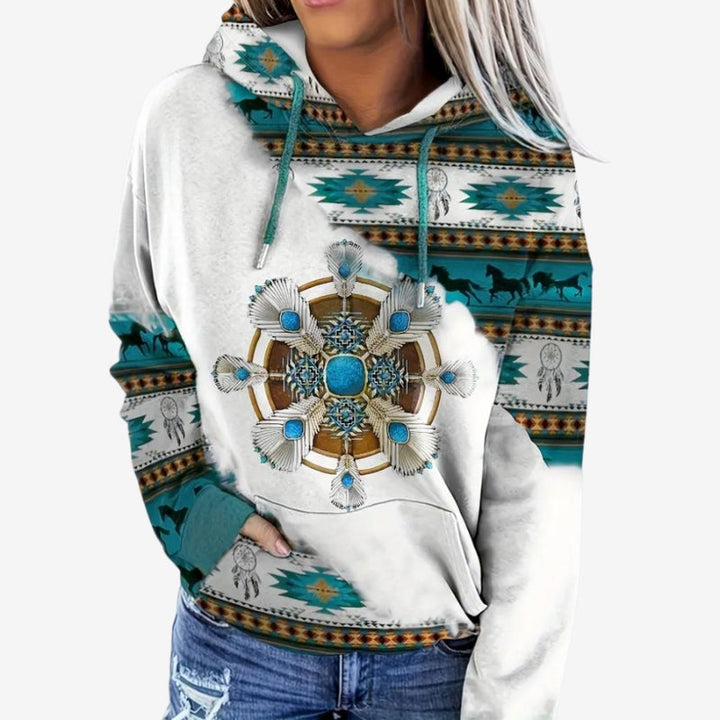 Womens Long Sleeve Everyday Regular Fit Hoodie