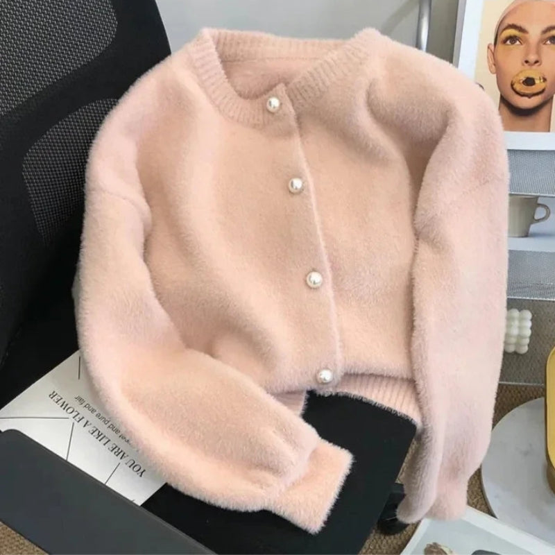 Knitted Long Sleeve Cardigan