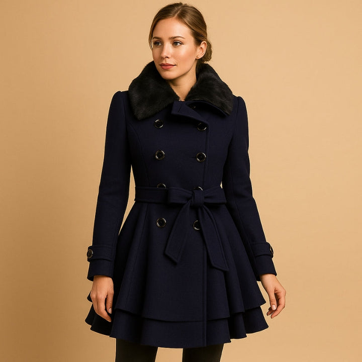 Womens Colourblock Coat