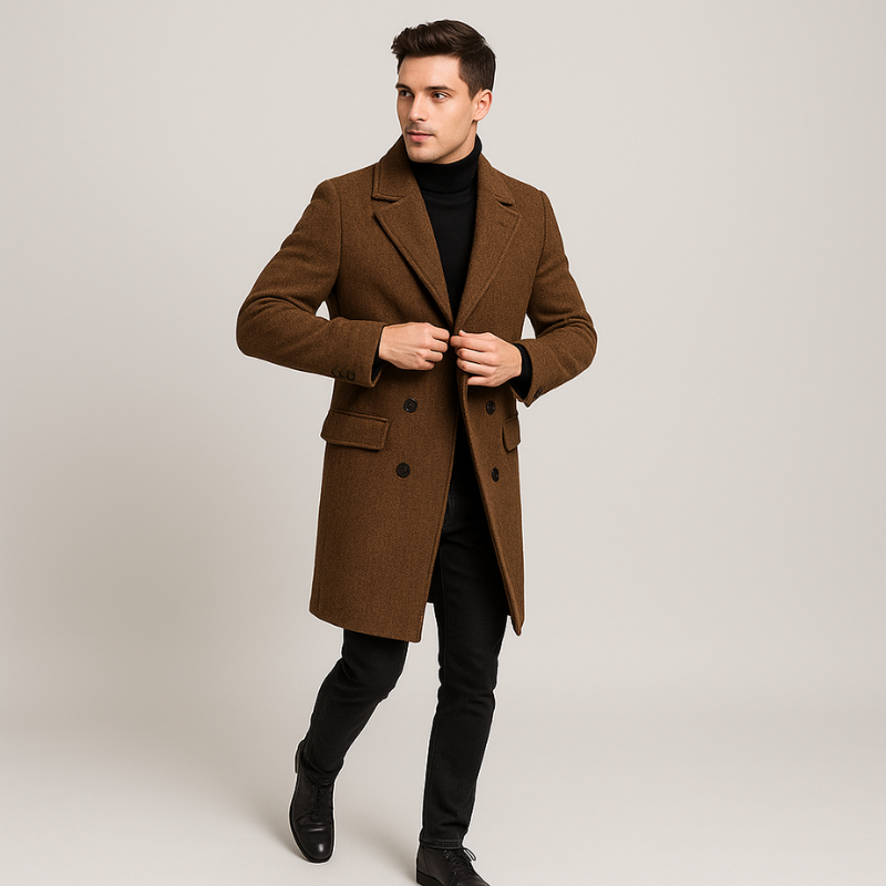 Mens Long-Sleeve Coat