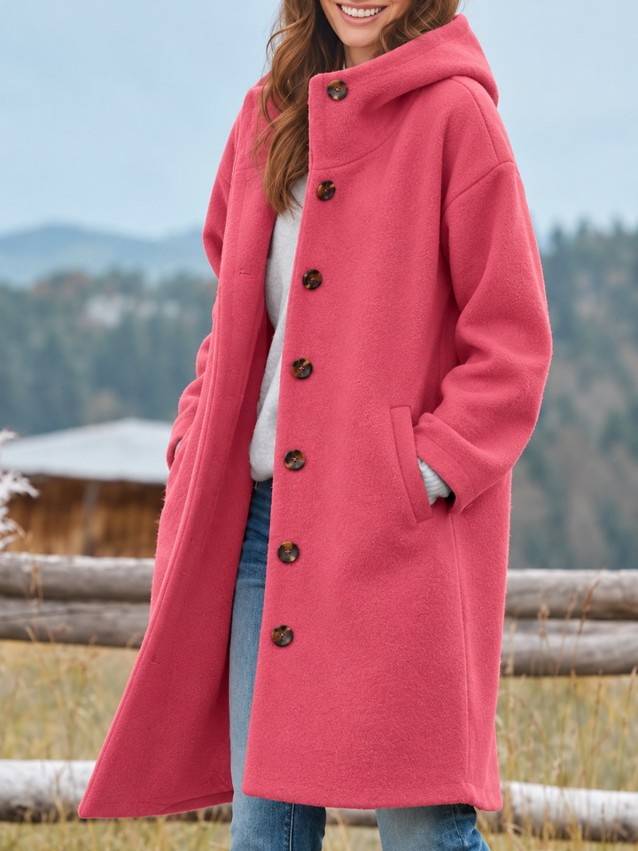 Womens Lightweight Hooded Longline Coat