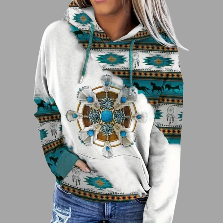 Womens Long Sleeve Everyday Regular Fit Hoodie