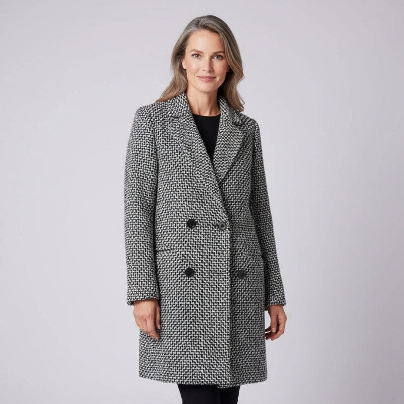 Long Sleeve Checked Jacket