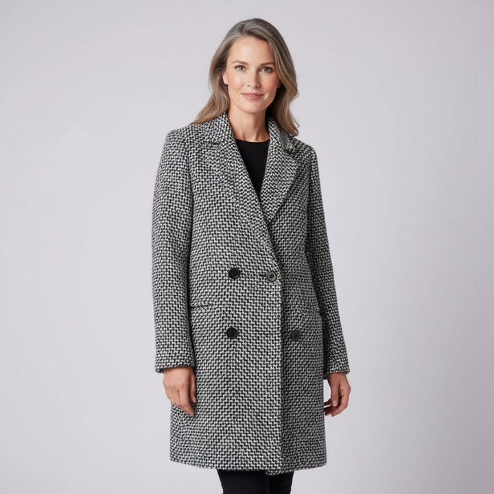 Long Sleeve Checked Jacket