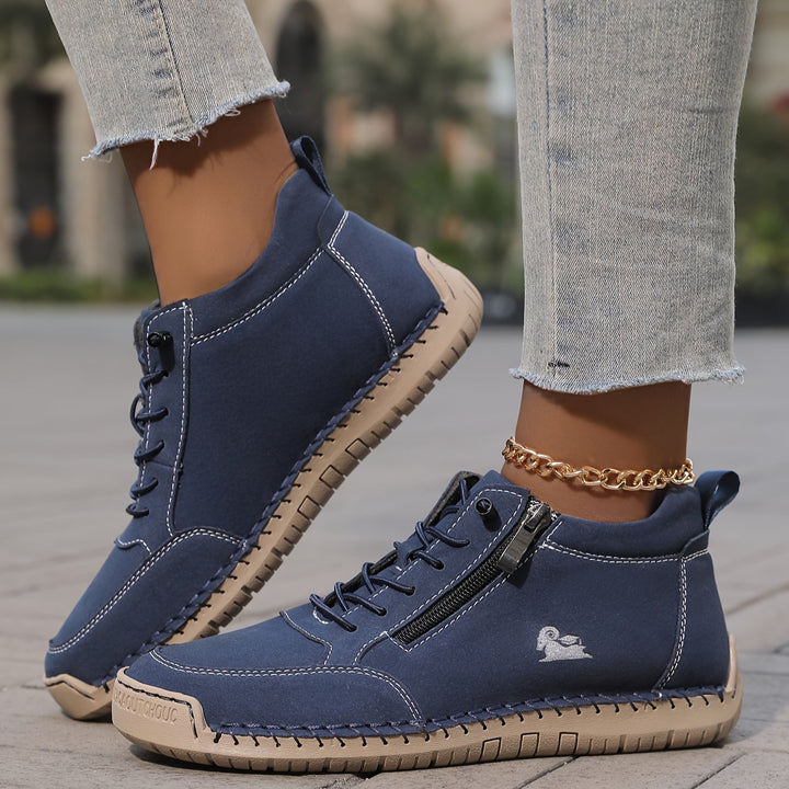 Womens Zip Front Relaxed Fit Trainers