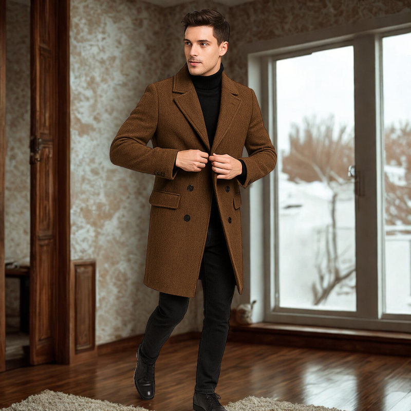 Mens Long-Sleeve Coat