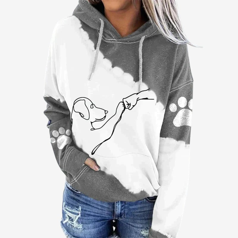 Womens Hooded Long-Sleeve Hoodie