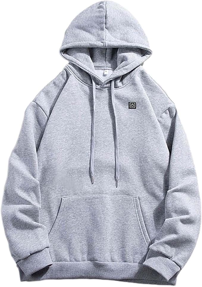 Mens Heated Fleece Lined Hoodie