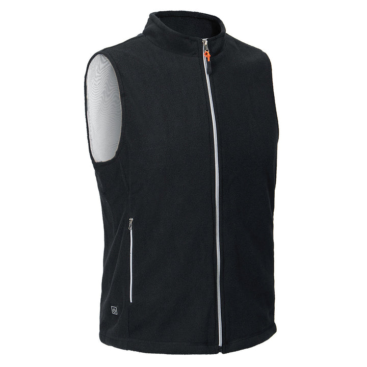 Mens Heated Fleece Zip Gilet