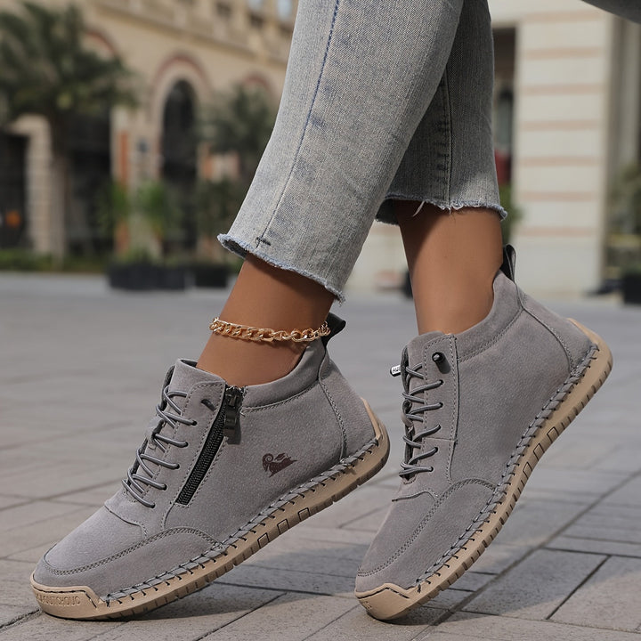 Womens Zip Front Relaxed Fit Trainers