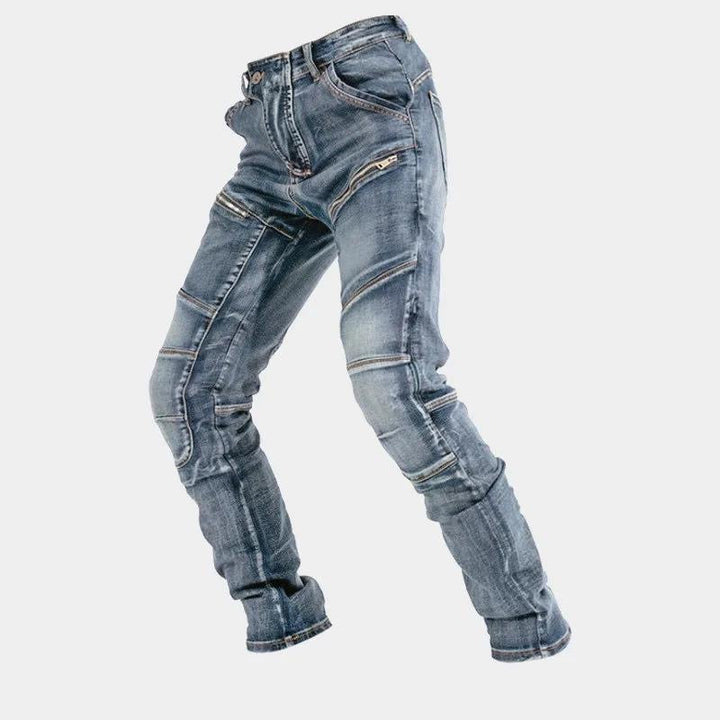 Elliot | Unique Casual Biker Jeans