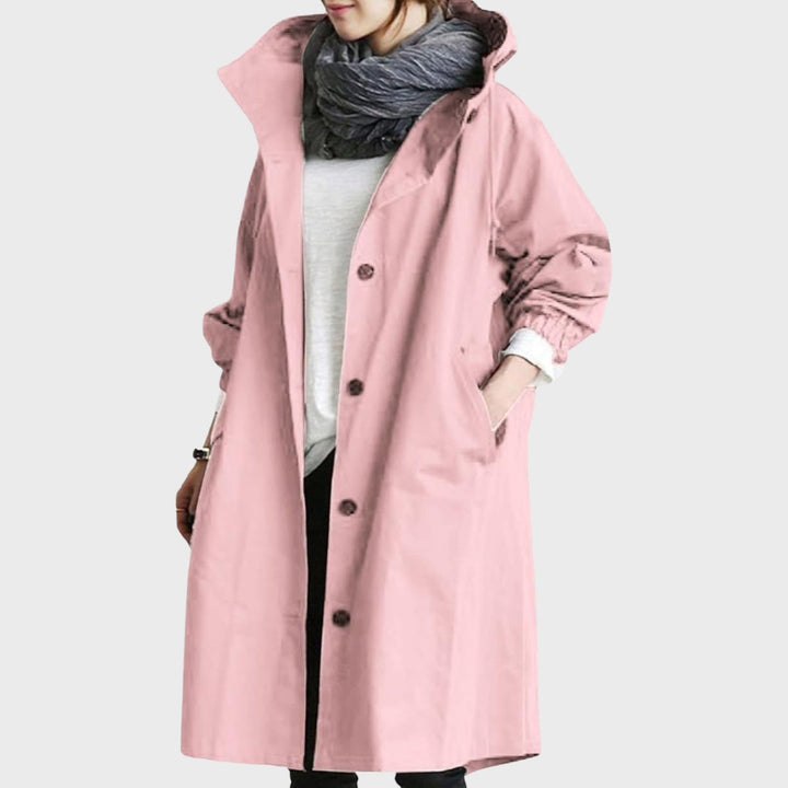 Knitted Longline Waterproof Jacket