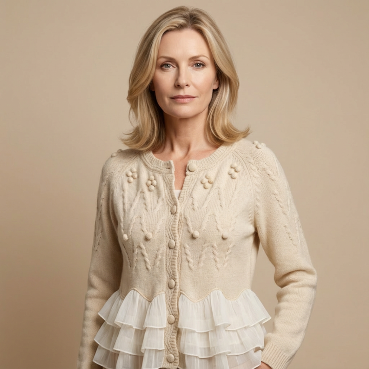 Natalie | Ruffle Cardigan
