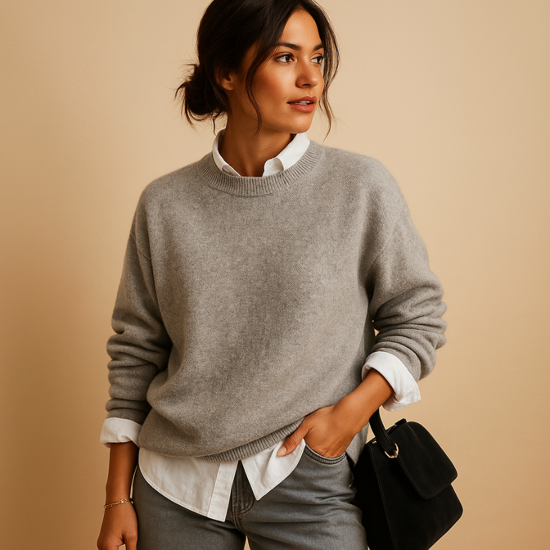 Womens Long-Sleeve Sweater
