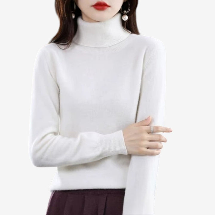 Womens Wool Turtleneck Sweater