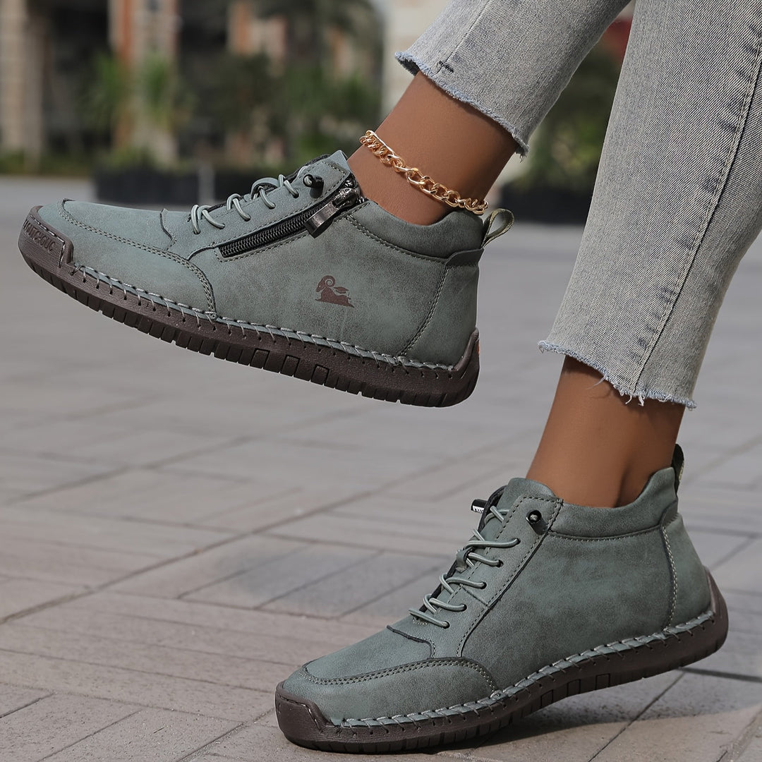 Womens Zip Front Relaxed Fit Trainers