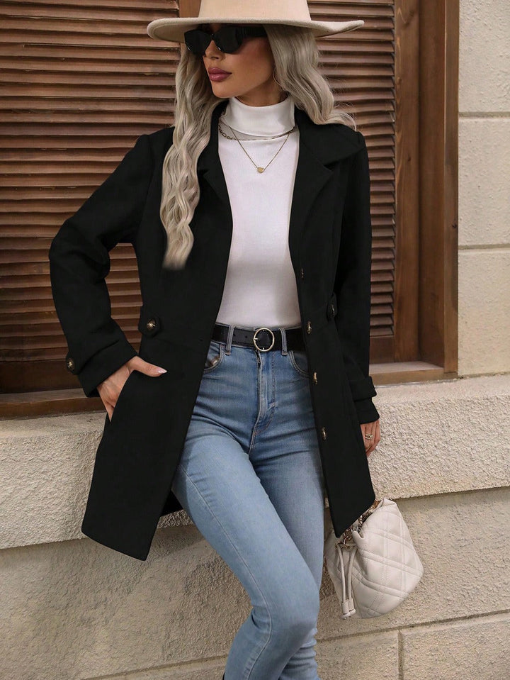 Womens Belted Trench Coat
