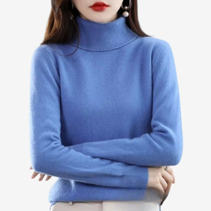 Womens Wool Turtleneck Sweater