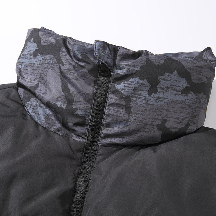 Mens Heated Camo Puffer Gilet