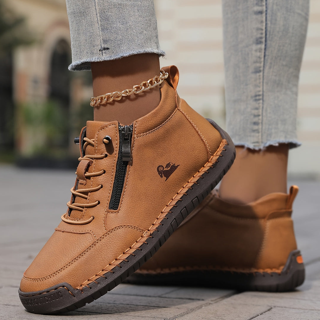 Womens Zip Front Relaxed Fit Trainers