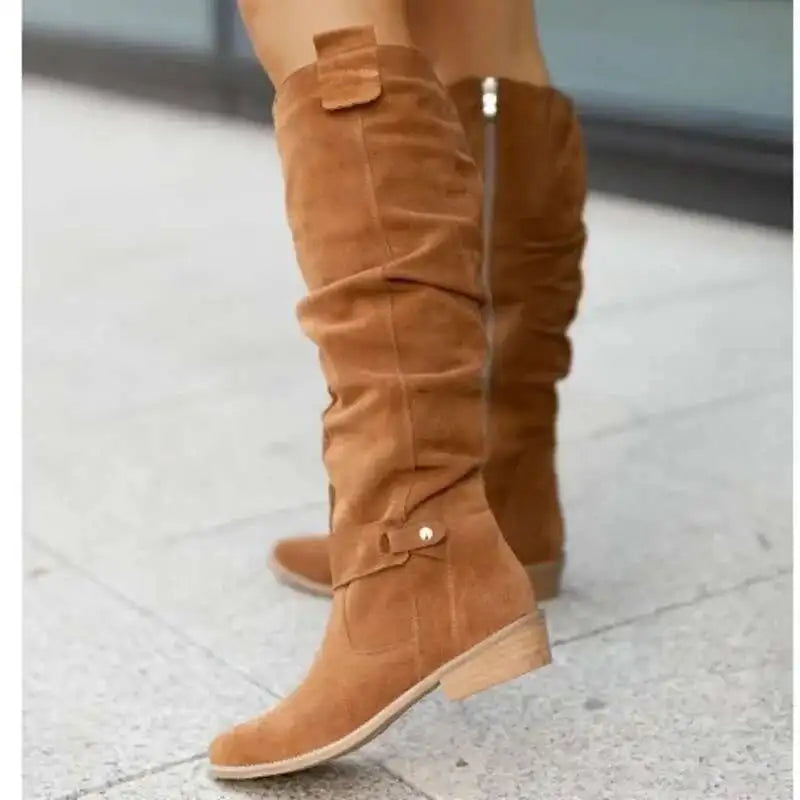 Womens Faux Suede Boots