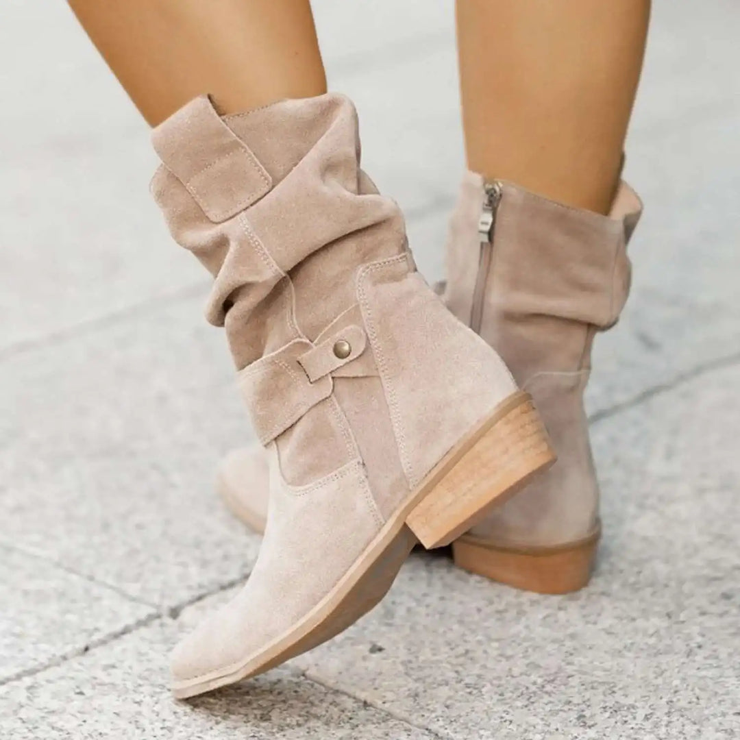 Womens Faux Suede Boots