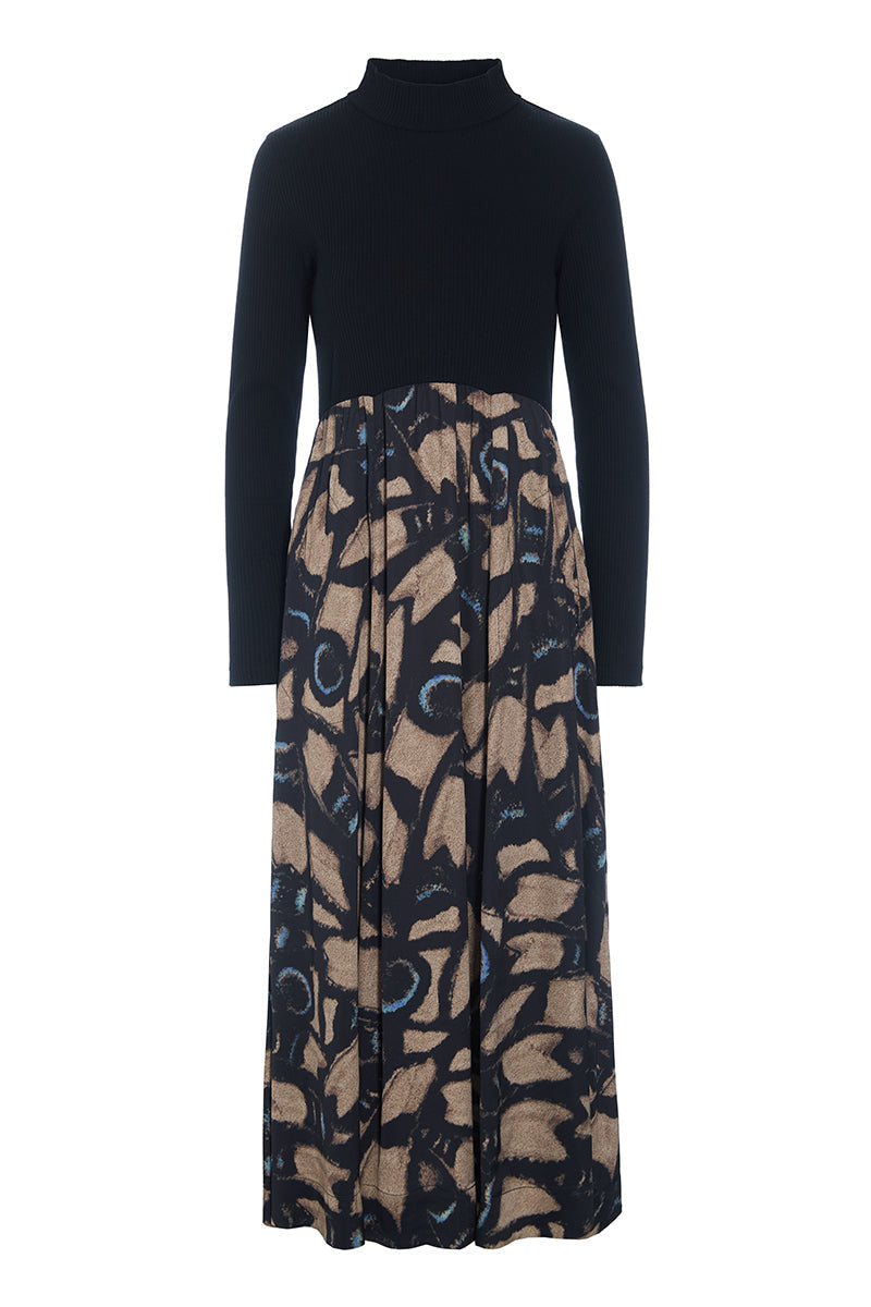 Sorcha | Kuhaki High-Neck Dress