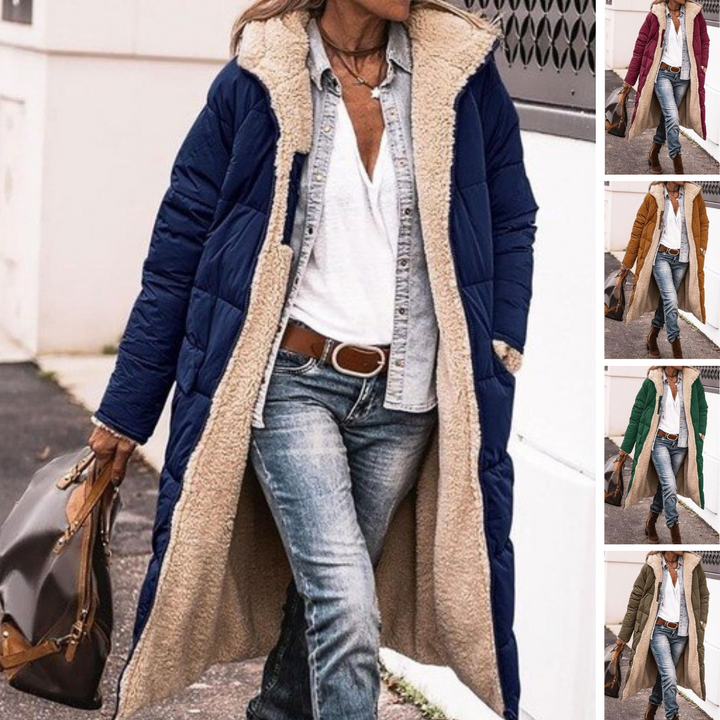 Camille | Elegant Reversible Coat for Women