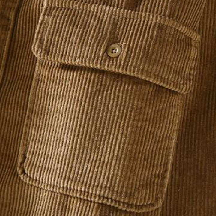 Mens Casual Ribbed Cuff Everyday Shirt
