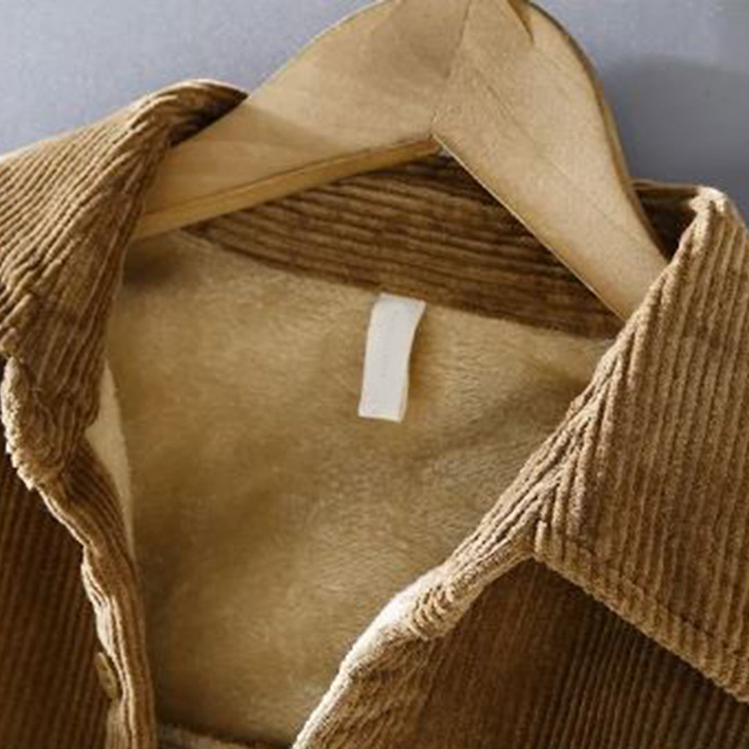 Mens Casual Ribbed Cuff Everyday Shirt