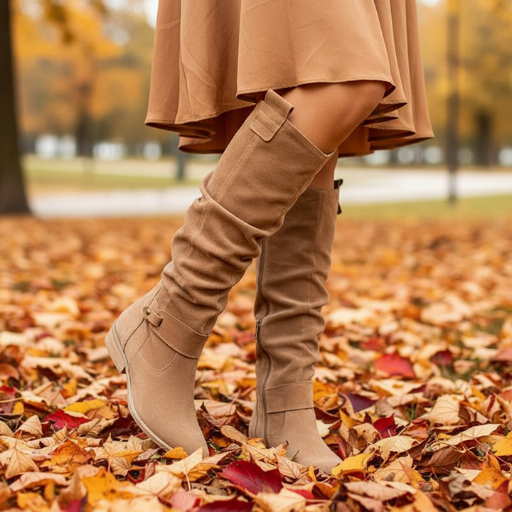 Womens Faux Suede Boots