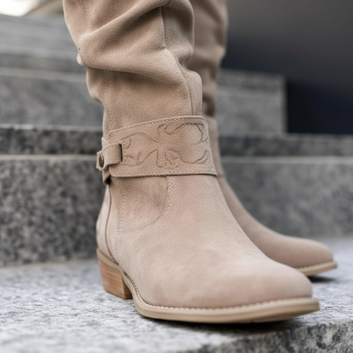 Womens Faux Suede Boots